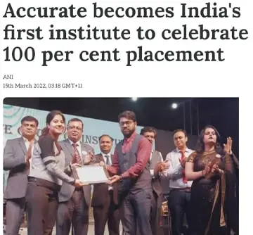 100% Placement News