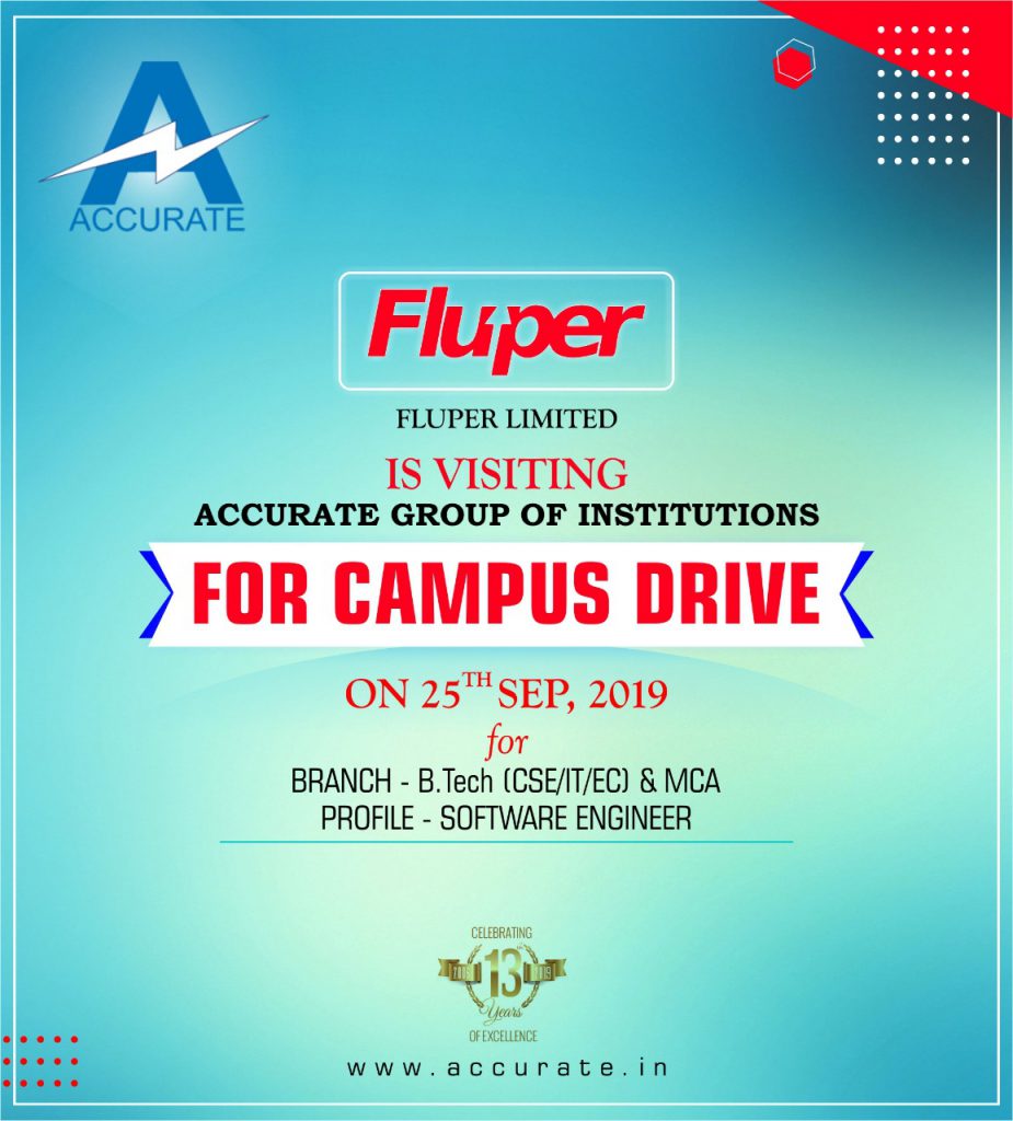 Fluper Limited Campus Drive - Blog - Accurate Group of Institutions ...