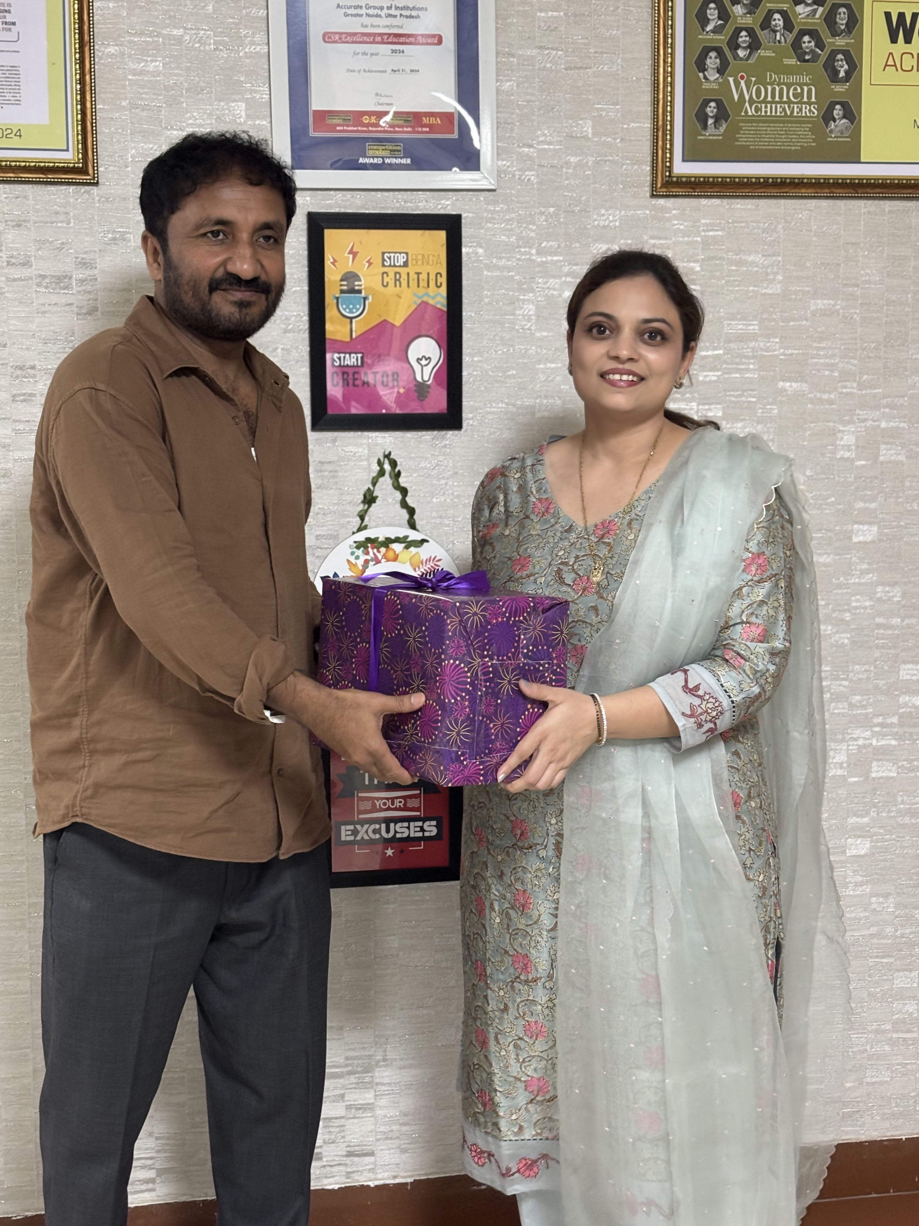 Padma Shri Anand Kumar Inspires Students at Accurate Orientation