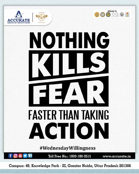 Nothing Kills Fear Faster Than Taking Action