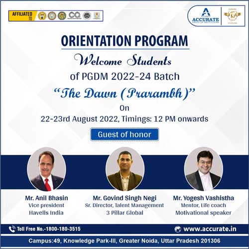 Orientation Program - The Dawn (Prarambh)