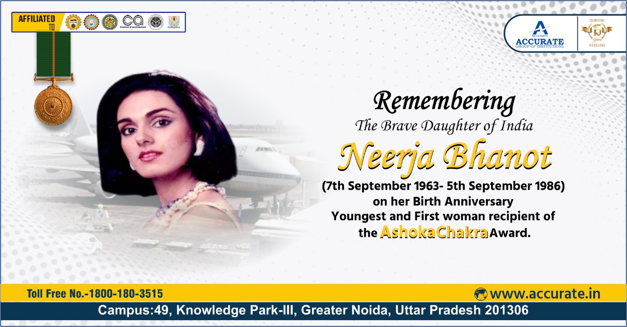 The Brave Daughter of India Neerja Bhanot