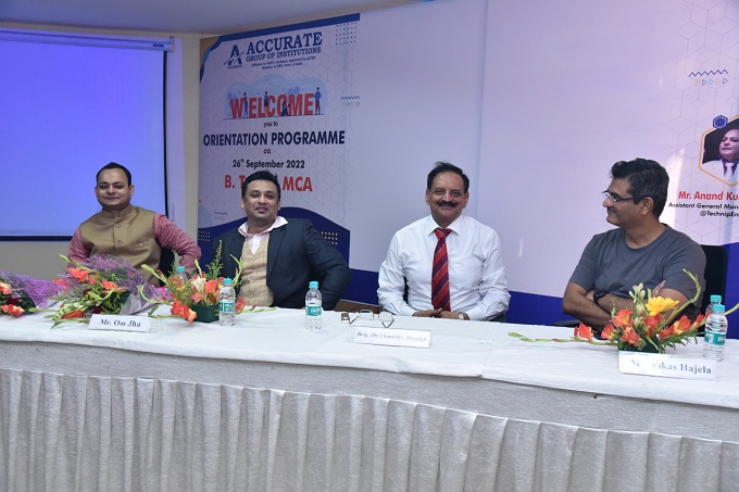 Orientation Programme of BTech and MCA