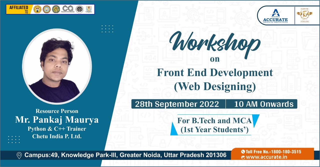 Workshop on Front End Development