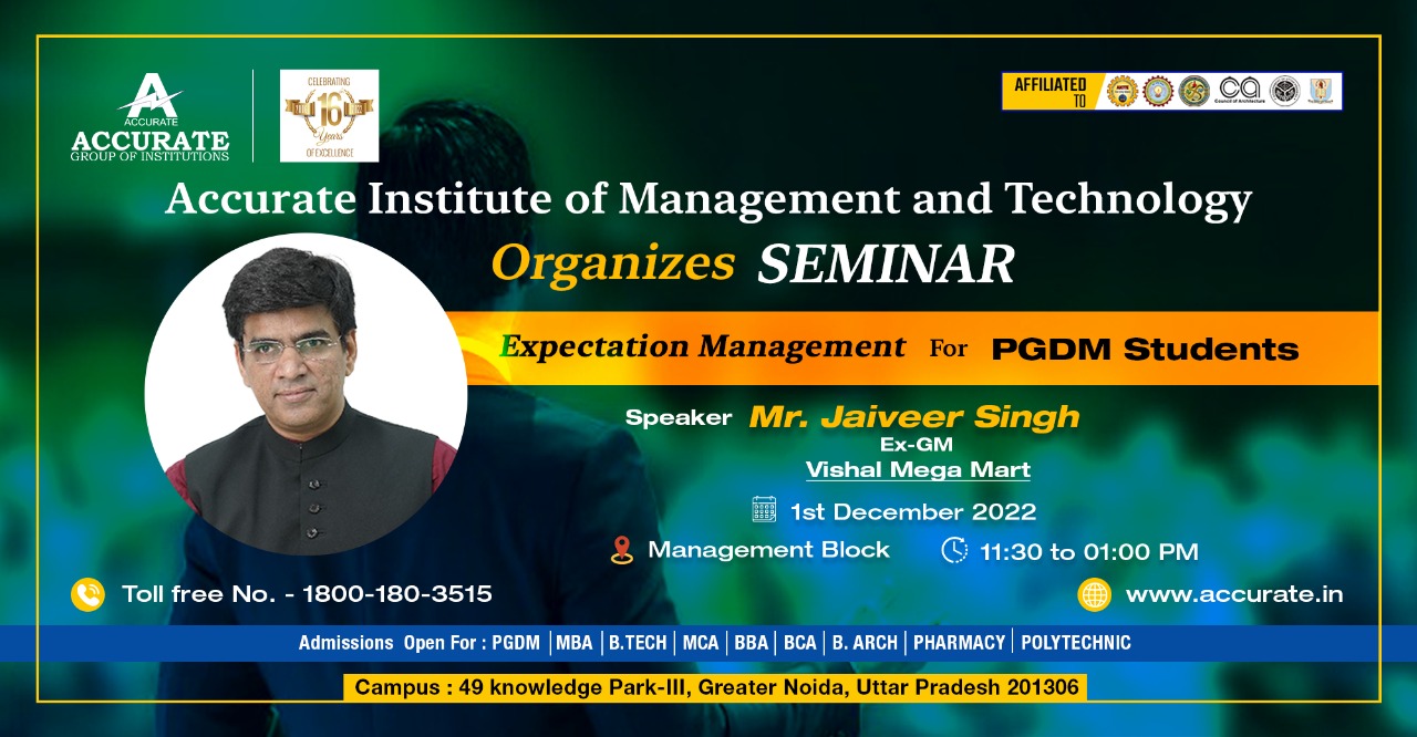 Seminar on Expectation Management