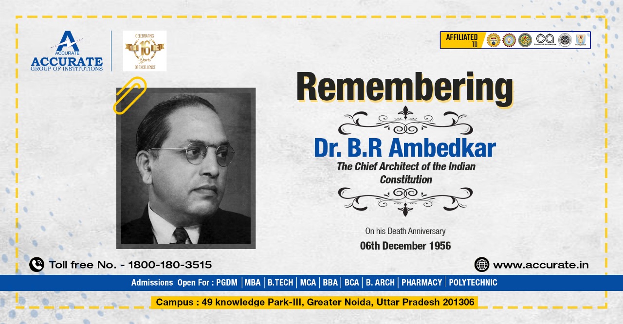  Remembering Dr. B.R Ambedkar 