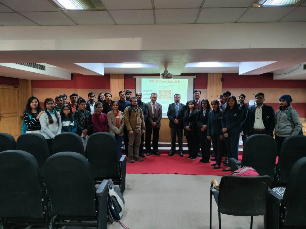 Workshop on Nurturing Winning Habits for PGDM & MBA students