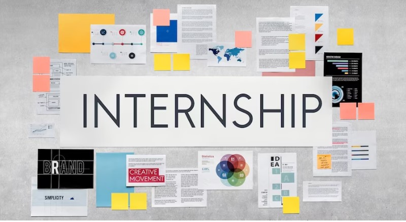 An image showing the term internship