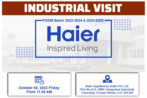 Industrial Visit to Haier