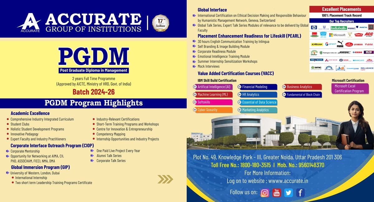 PGDM Program Highlights