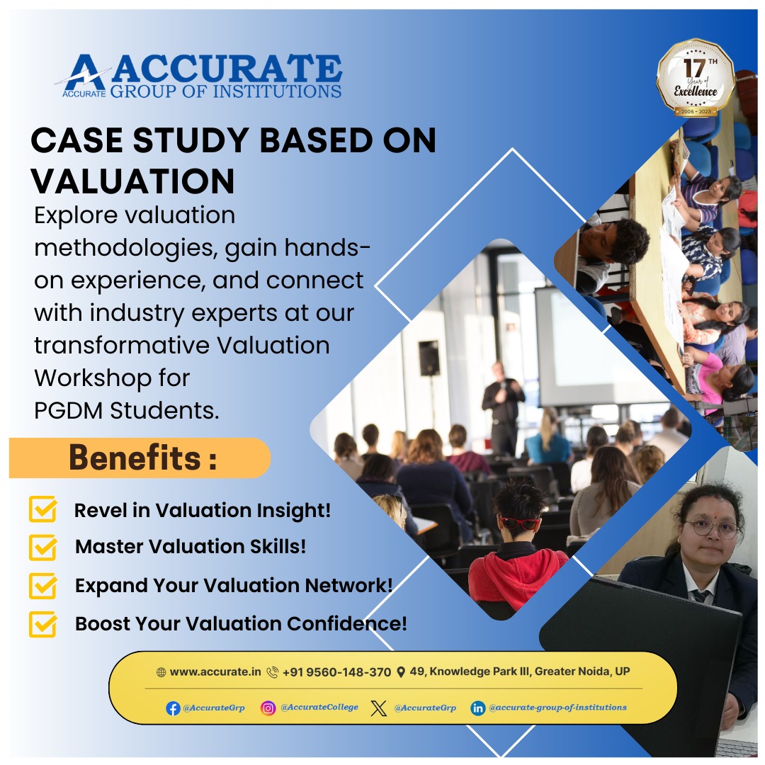 Unlocking Valuation Excellence- A Case Study Workshop for PGDM Students