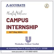 Internship Opportunity Hindustan Unilever Ltd Interviews at Accurate Group of Institutions
