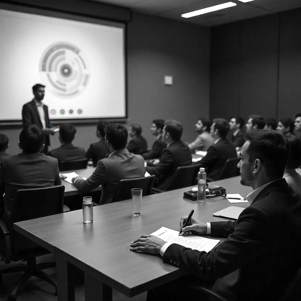 MBA students engaged in corporate strategy workshop