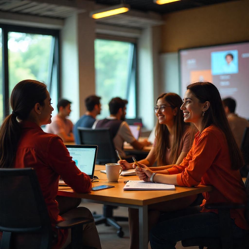 BBA students in corporate training