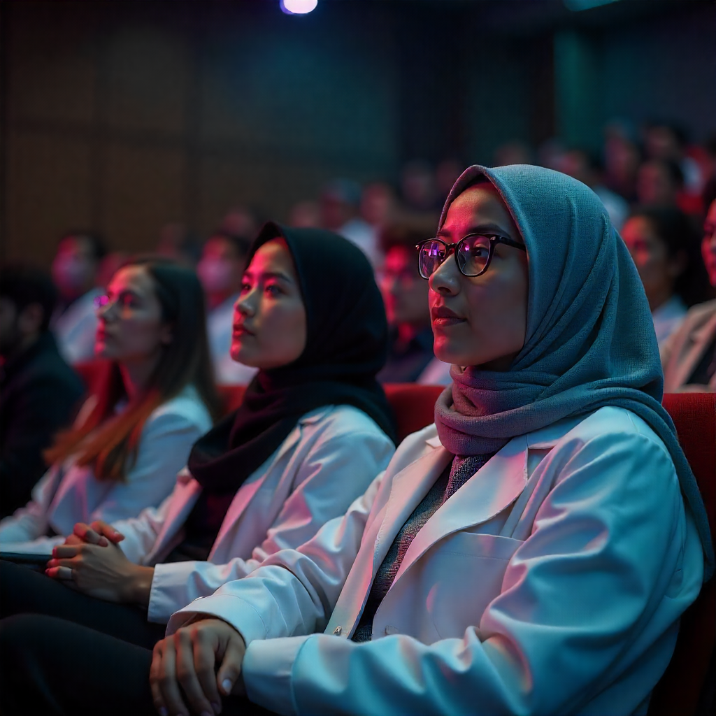 D.Pharma students during hospital training