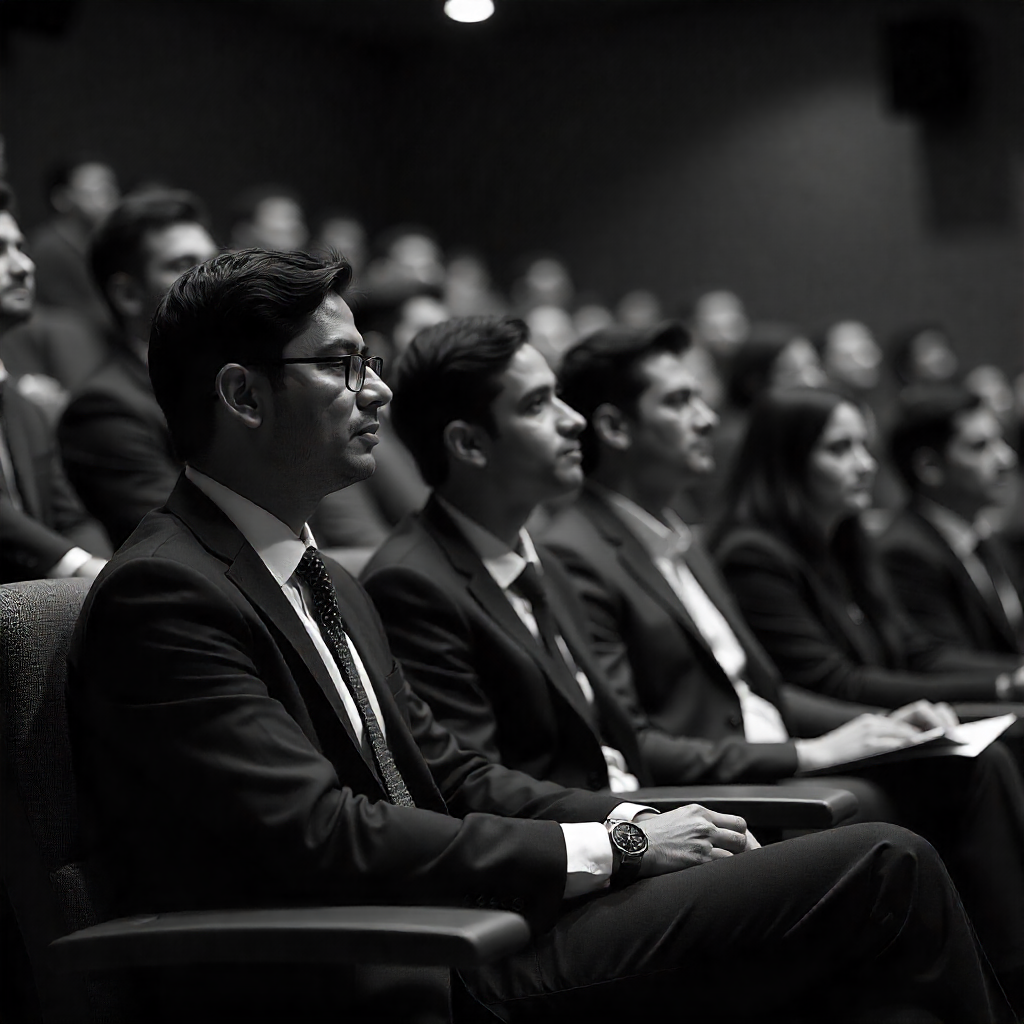 MBA students presenting business strategy