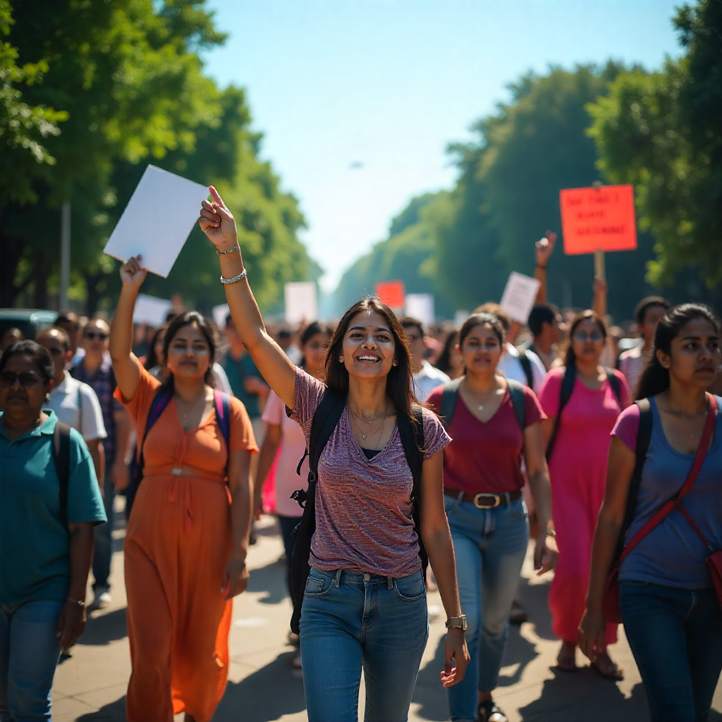 BCA students presenting software project