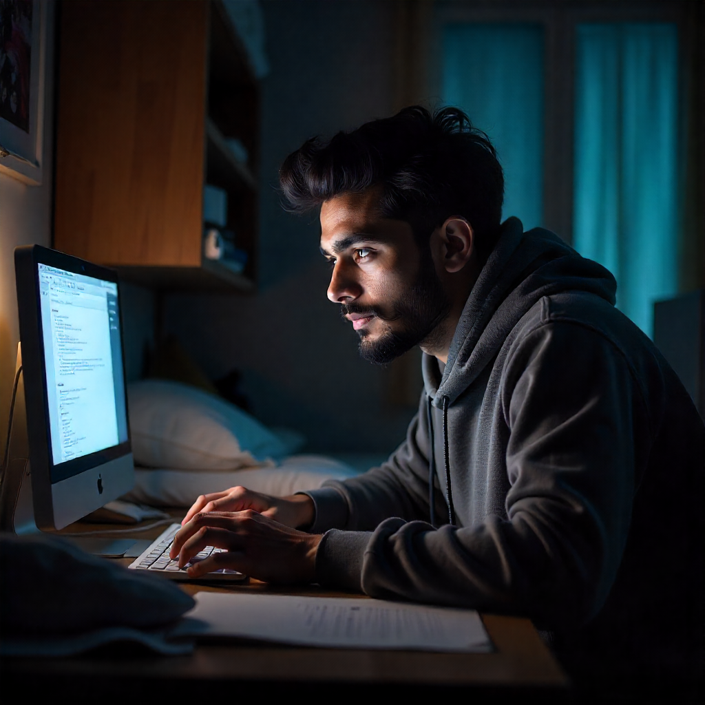 Engineering students presenting research project