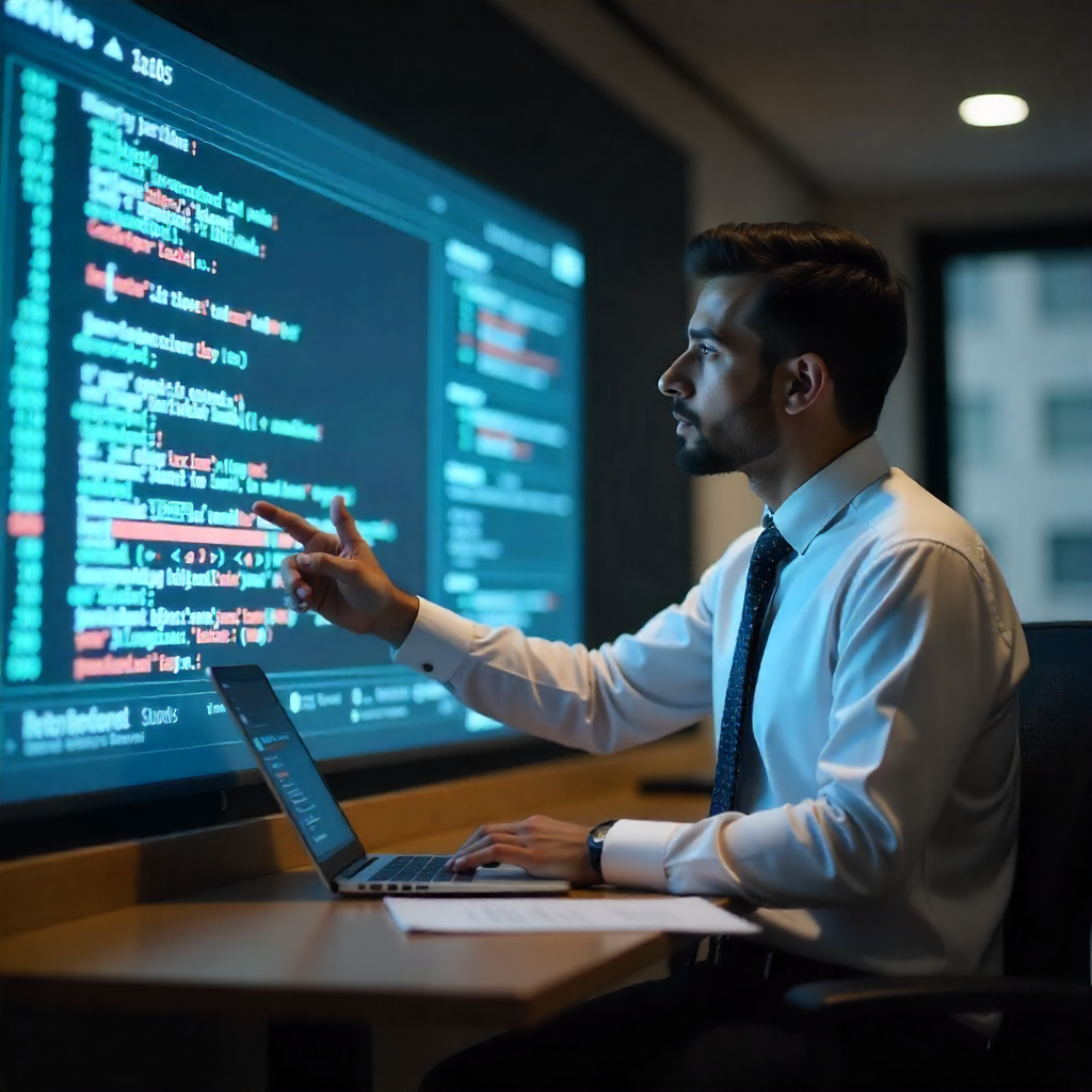 IT Professionals working together