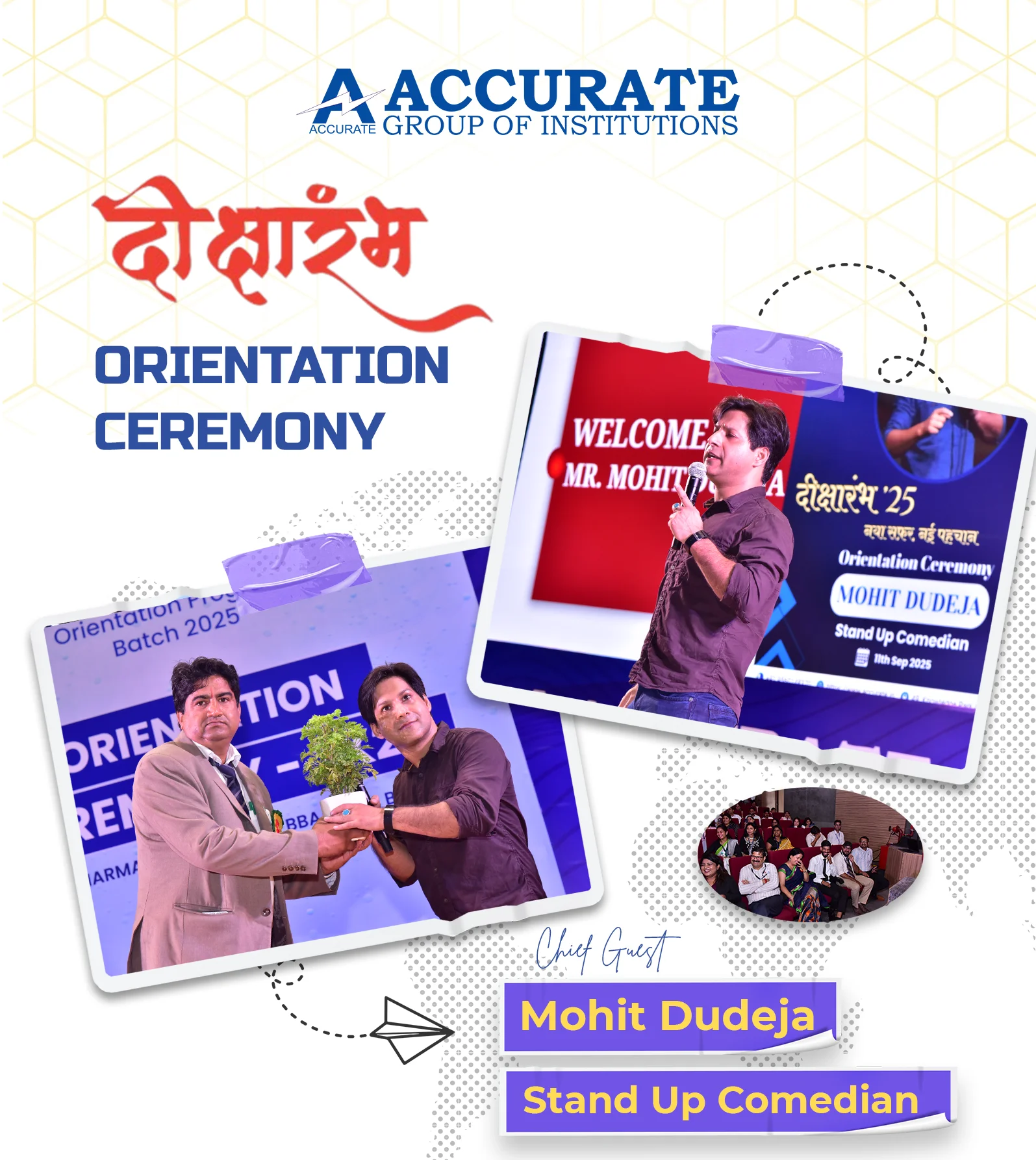 Diksharambh 2K25 Glimpses: Stand-up Comedian Mohit Dudeja