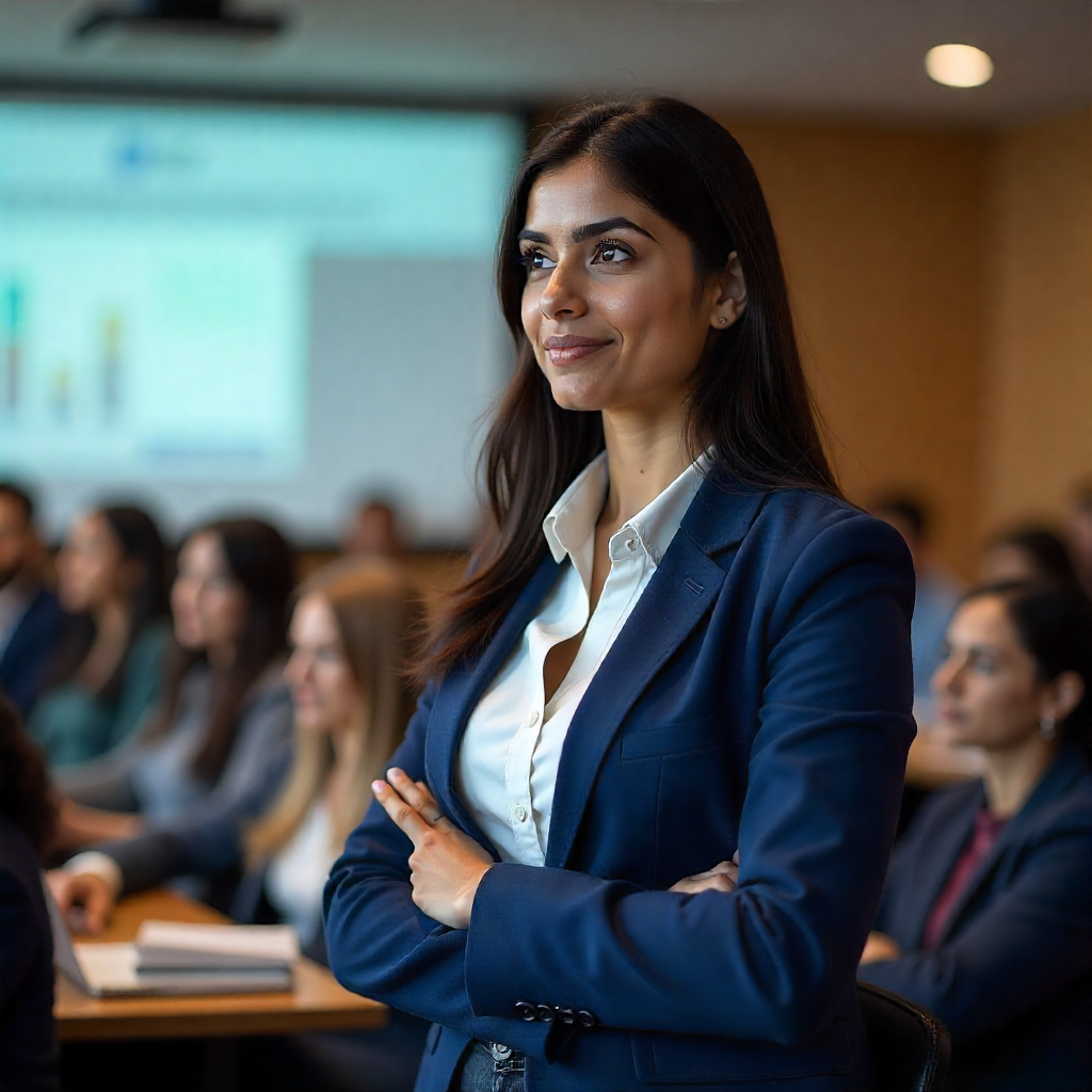 MBA students collaborating