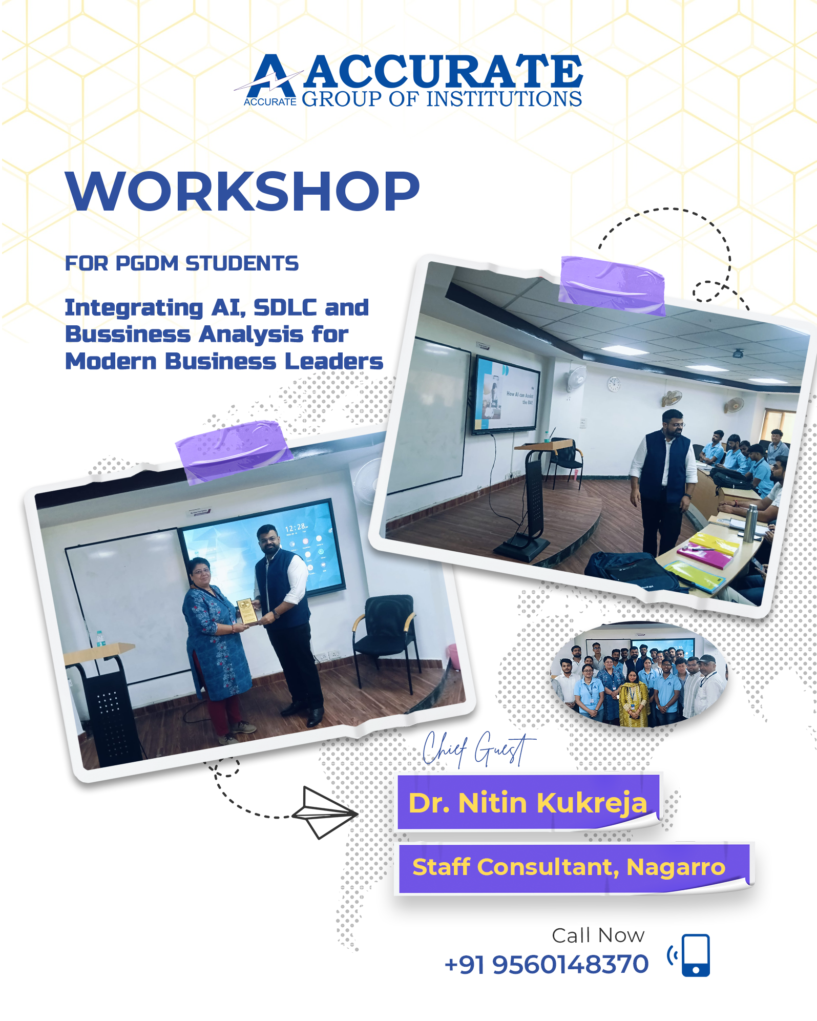 Workshop on AI & Business Analysis Successfully Concluded at Accurate