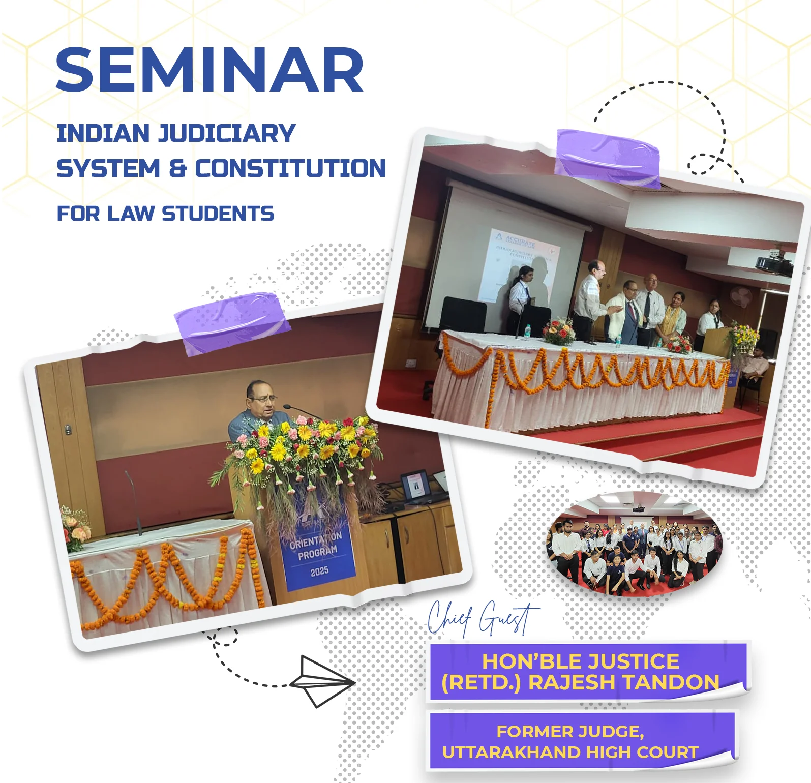 Accurate College of Law Successfully Concludes Seminar on Justice, Law & Governance
