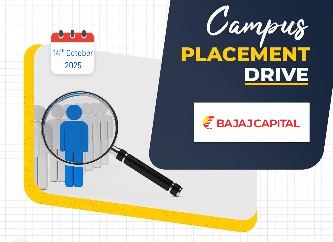 Campus Placement Drive with Bajaj Capital
