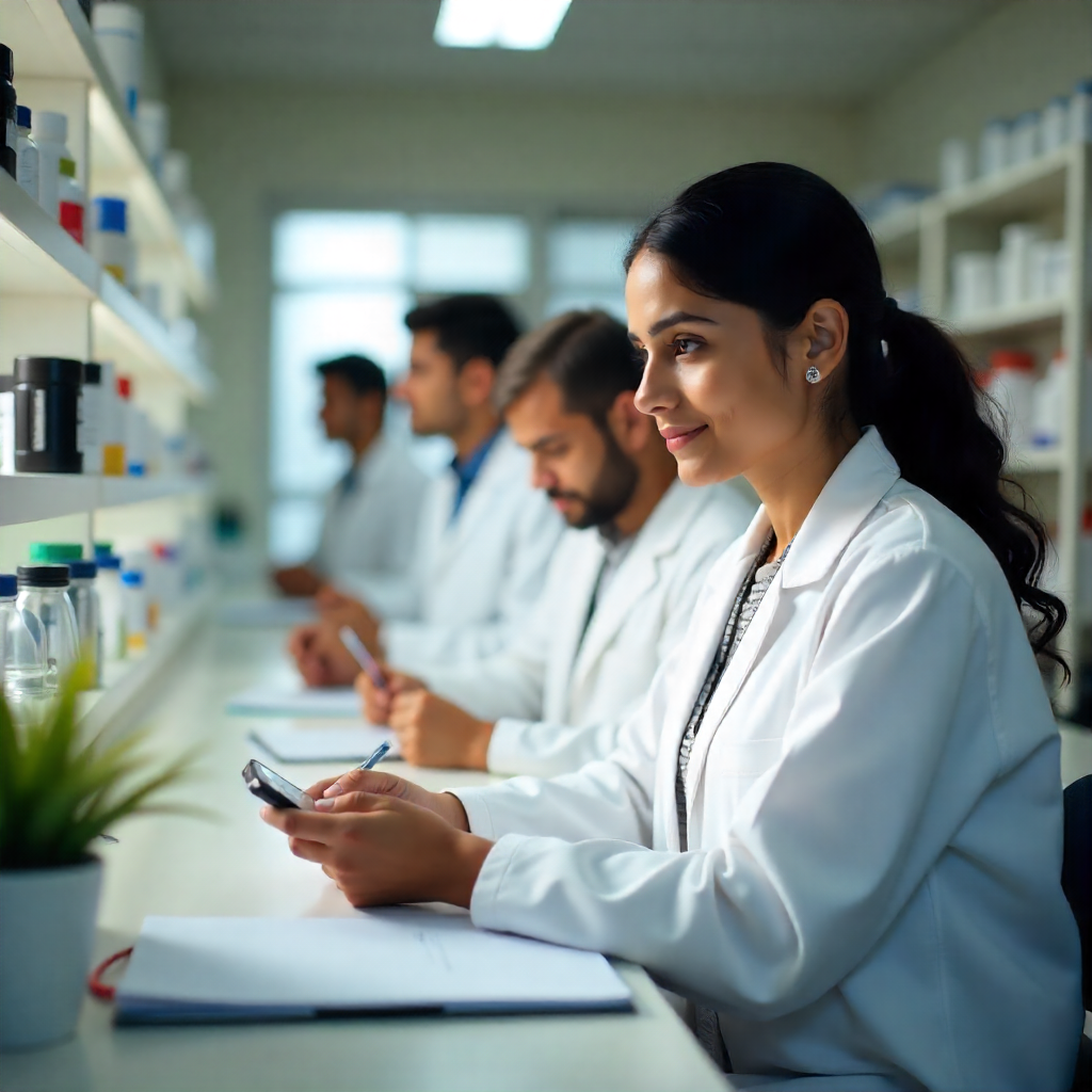 Pharmacy practical training and laboratory work