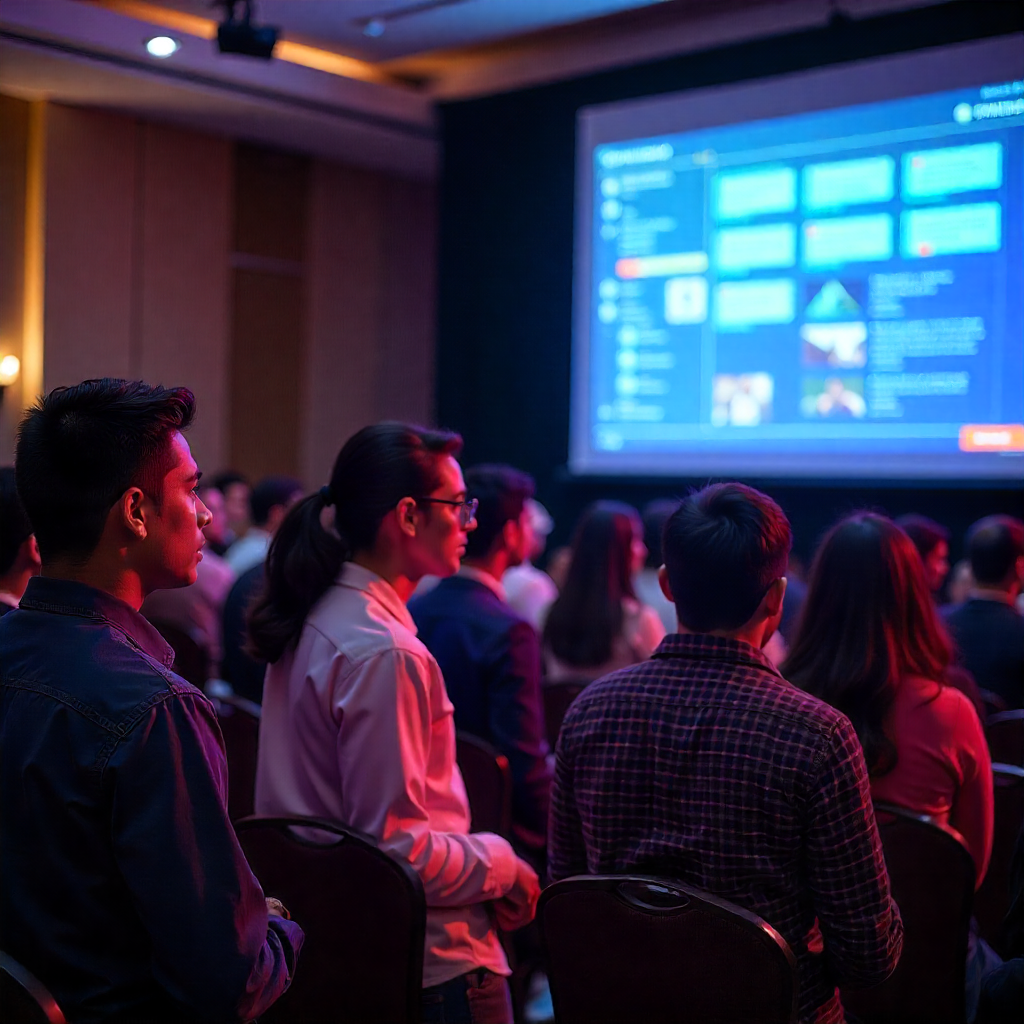 MCA students learning programming