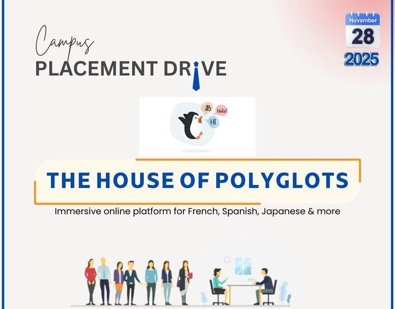 Campus Placement Drive with The House of Polyglots