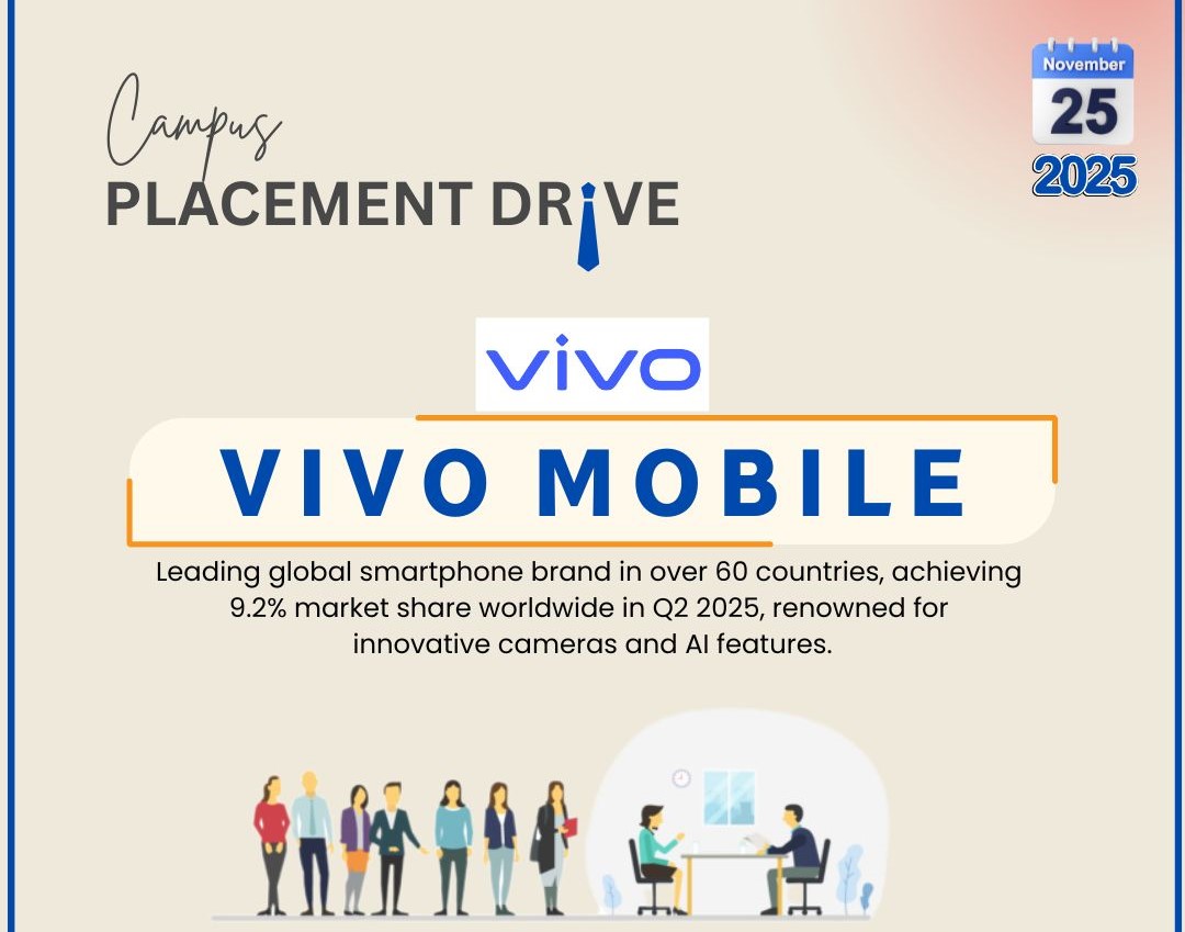 Campus Placement Drive with Vivo Mobile