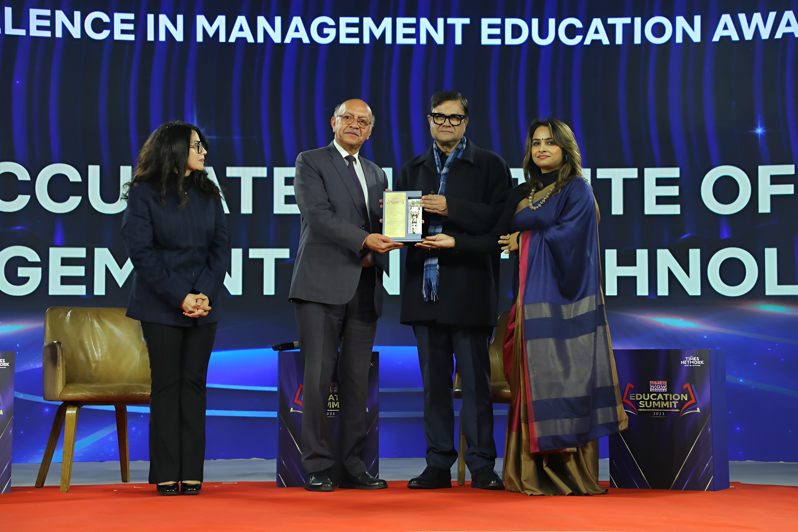 Accurate Group of Institutions Recognised at Times Now Education Summit for Excellence in Management Education