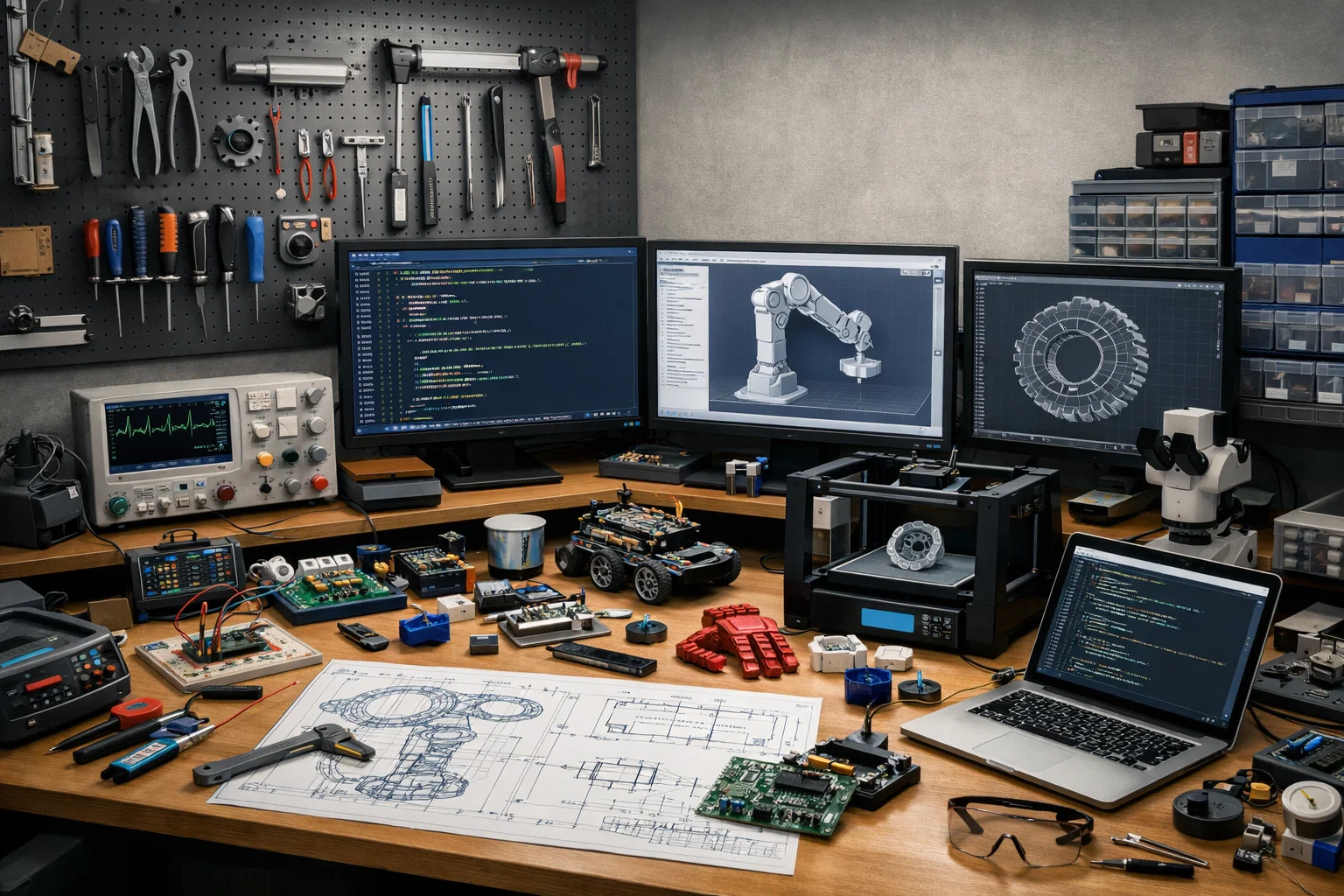 Practical B.Tech learning with hands-on engineering tools and technical labs