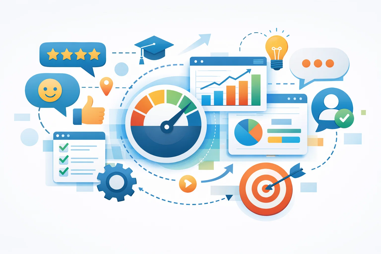 Real-time feedback improving leadership and management skills