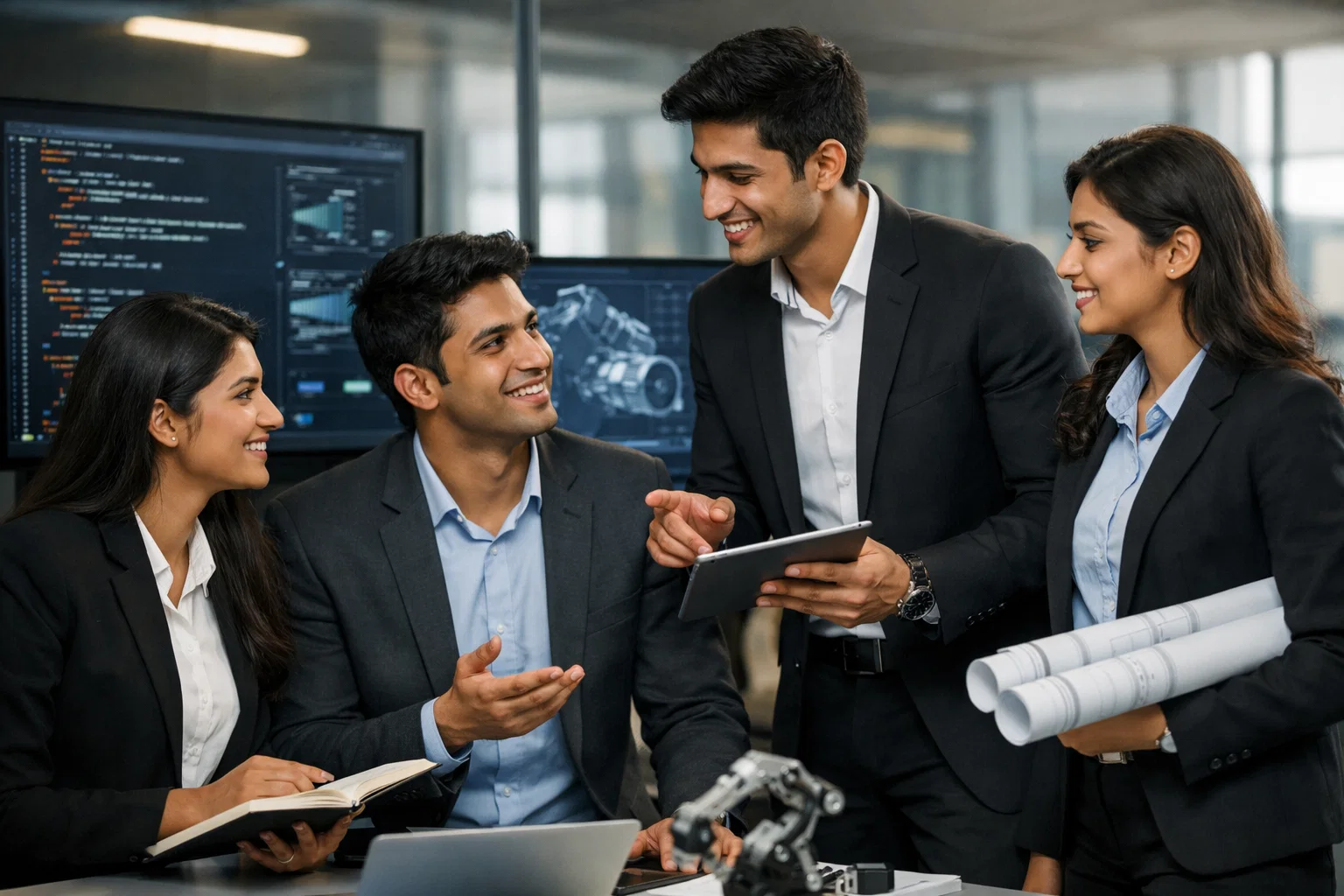 Future engineers preparing for industry careers through practical learning