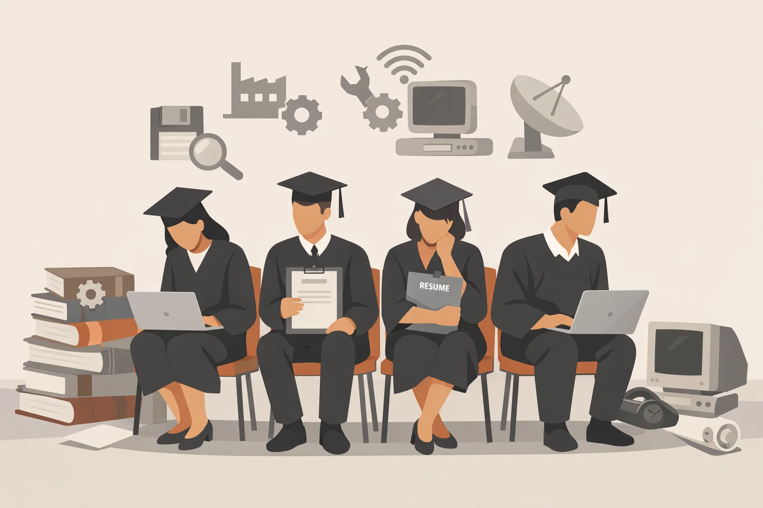 Skill gap and unemployment challenges faced by B.Tech graduates