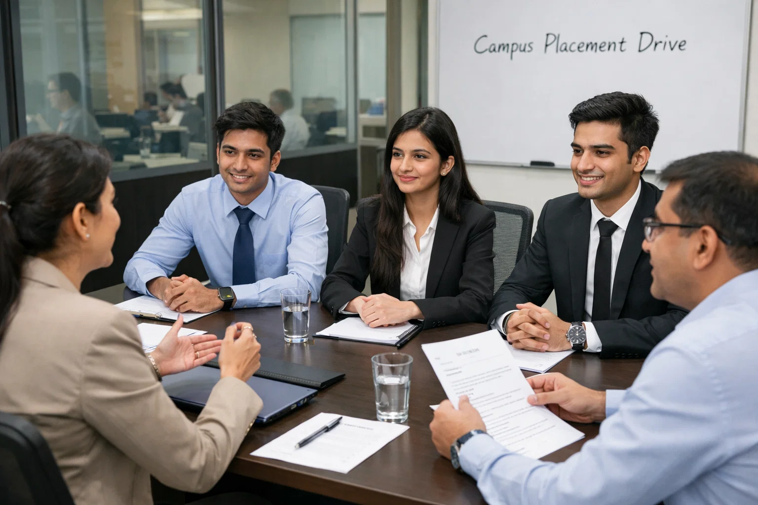 Campus placement interviews in top B.Tech colleges in Greater Noida