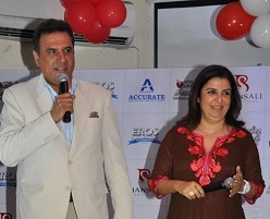 Boman Irani and Farah Khan at Accurate